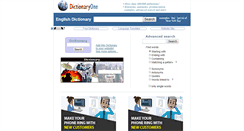 Desktop Screenshot of dictionaryone.com